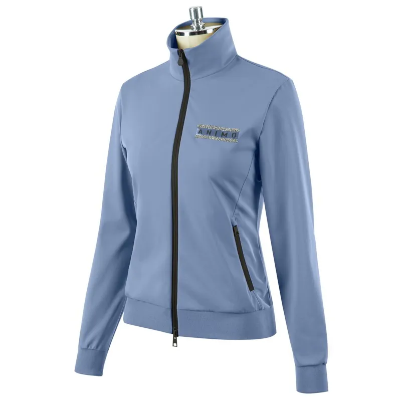 Animo Liquirizia Women's Sweat Jacket - Nettuno Blue
