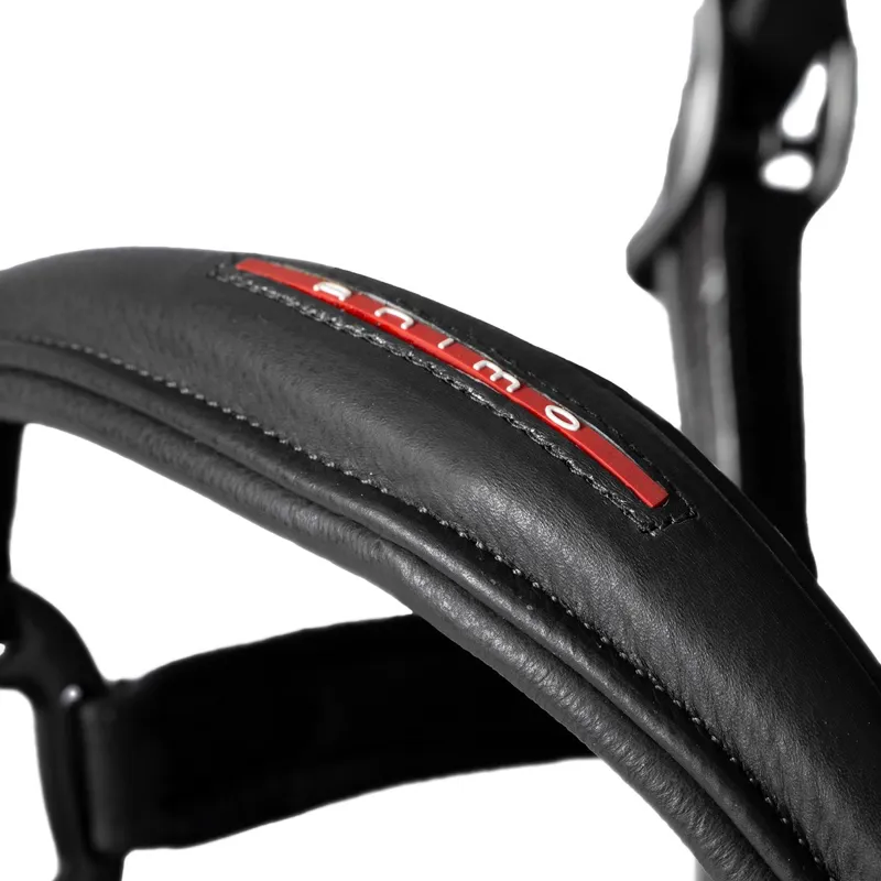 Animo Utility Leather Halter - Nero Black-1