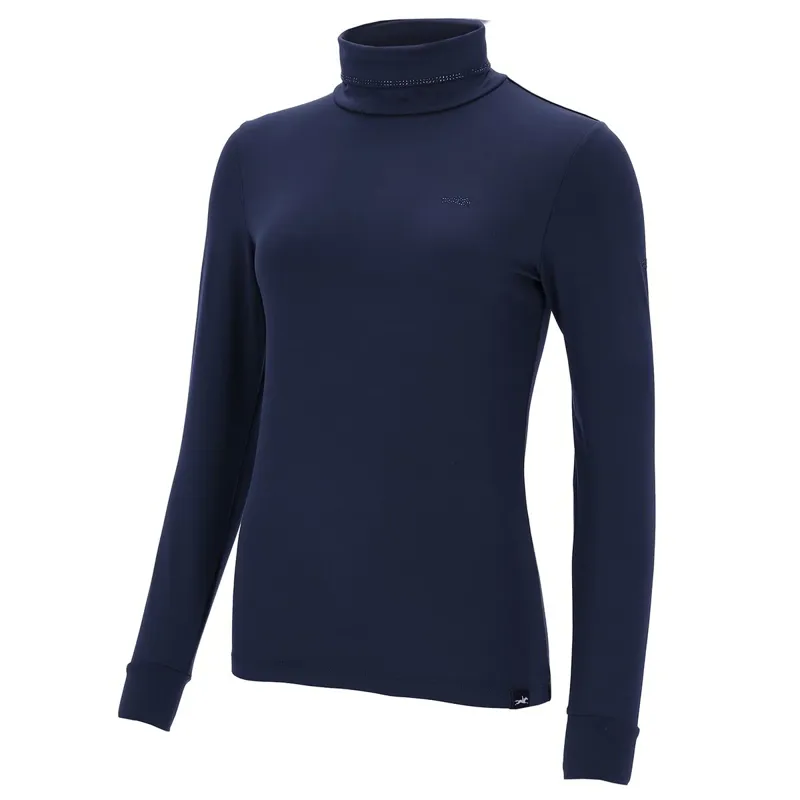 Schockemohle Anne Turtleneck Womens Base Layer - Dark Navy