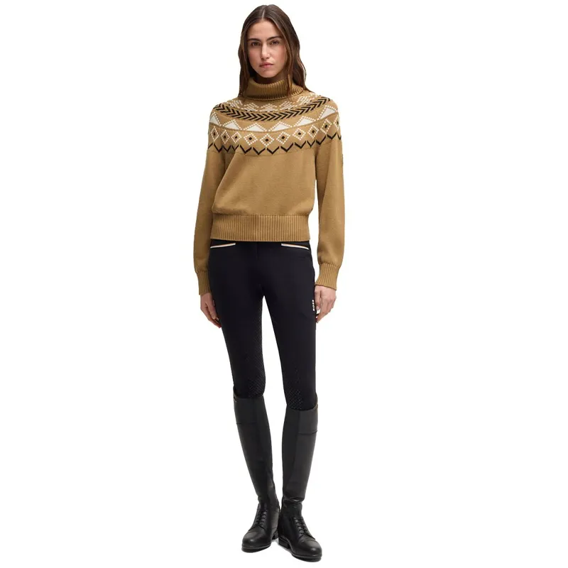 BOSS Equestrian Anouk Womens Sweater - Norway Camel-5