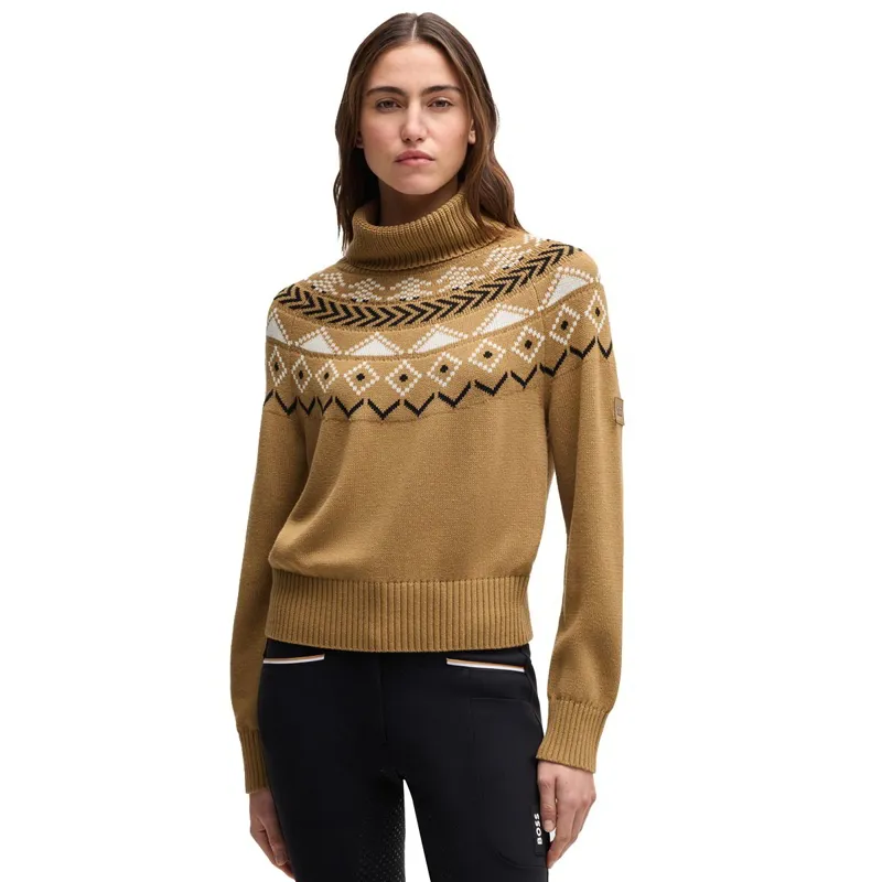 BOSS Equestrian Anouk Womens Sweater - Norway Camel