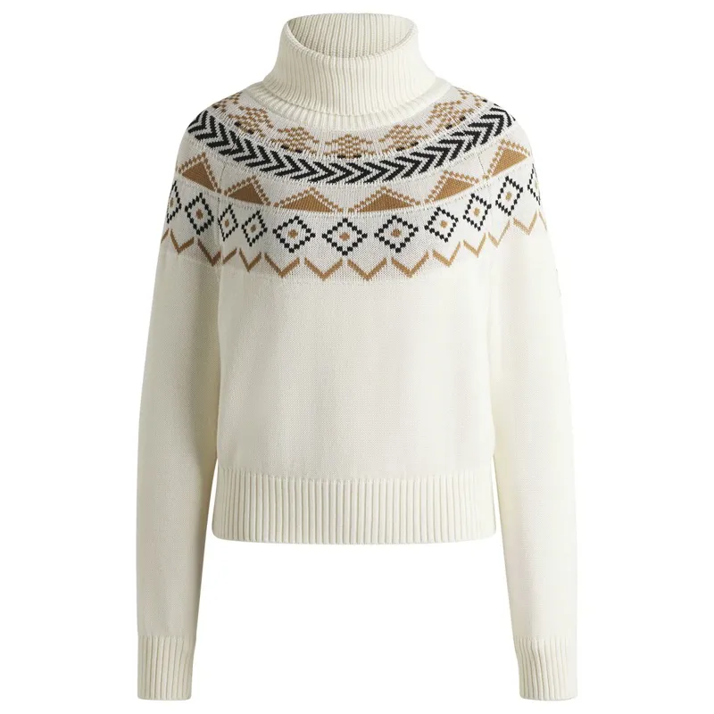 BOSS Equestrian Anouk Womens Sweater - Norway Soft Cream-5