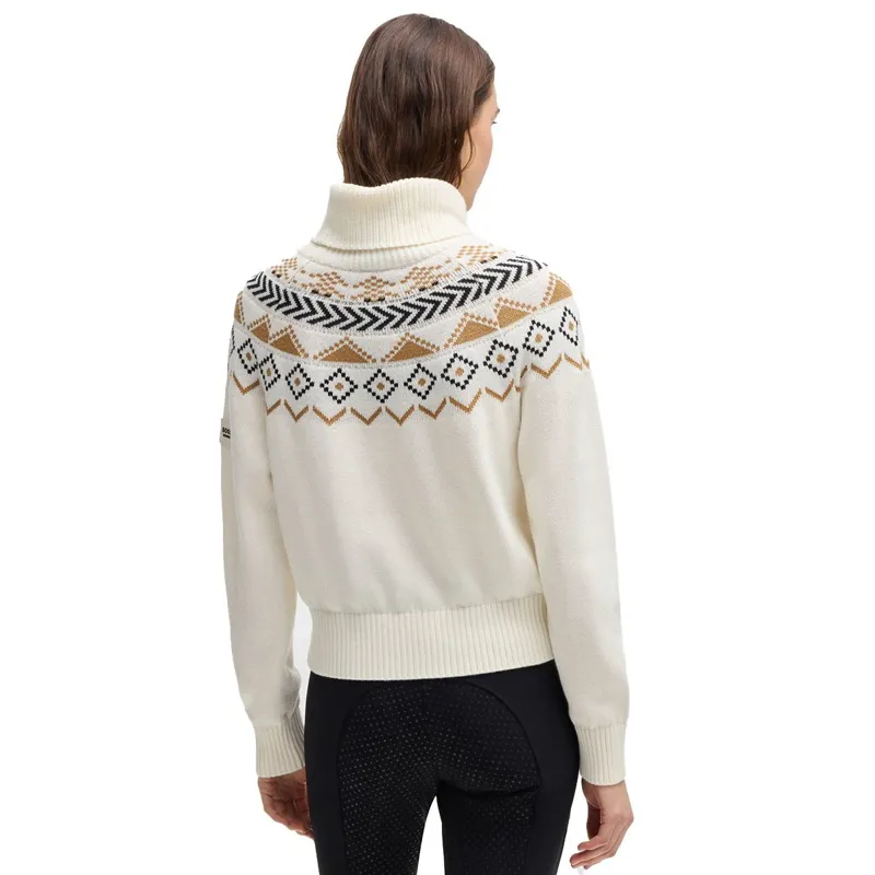 BOSS Equestrian Anouk Womens Sweater - Norway Soft Cream-2
