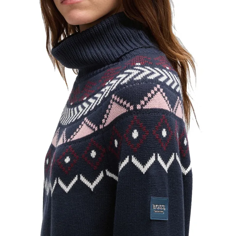 BOSS Equestrian Anouk Womens Sweater - Sky Captain-4