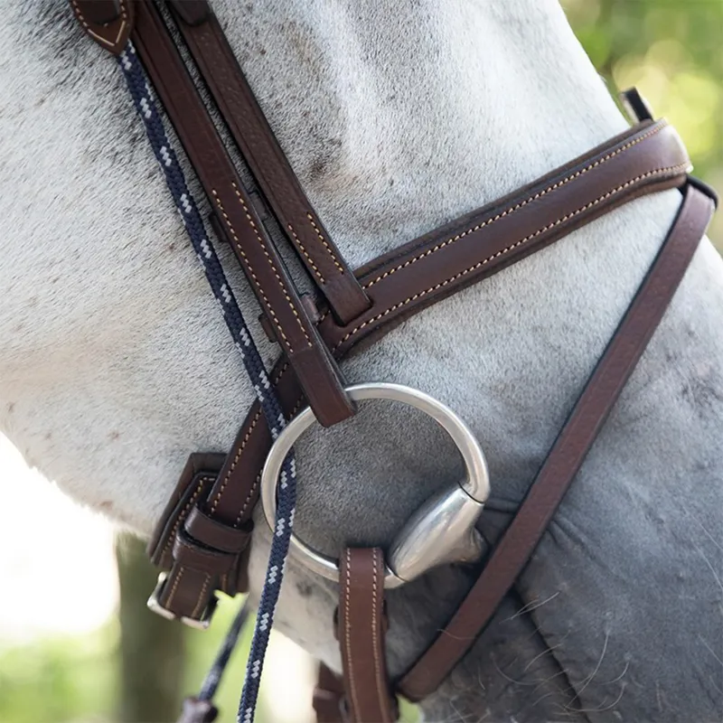 Antares Precision Gag Reins-Brown-3