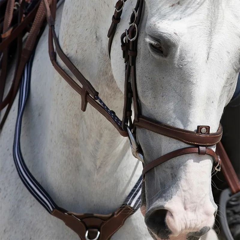Antares Precision Gag Reins-Brown-1