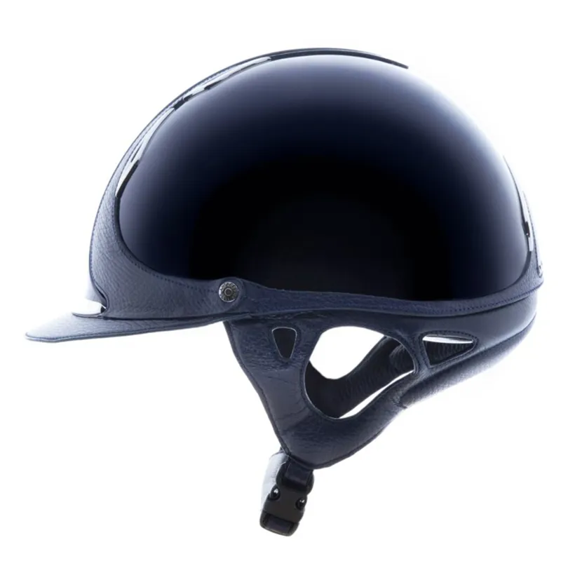Antares Premium Glossy Riding Helmet - Blue/Blue-2
