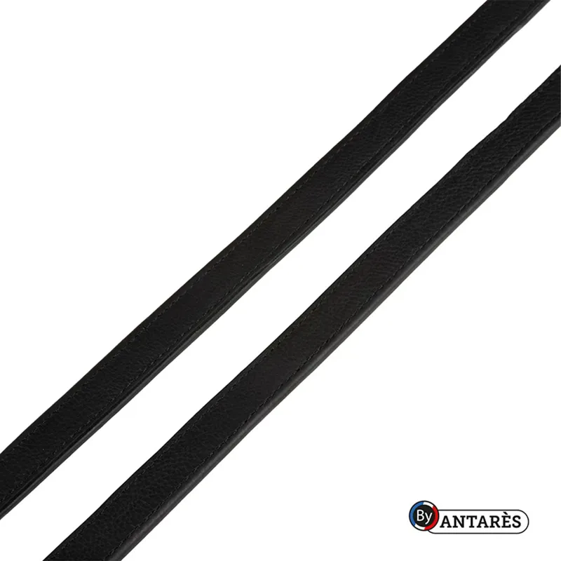 Antares Signature Stirrup Leathers - Black-1
