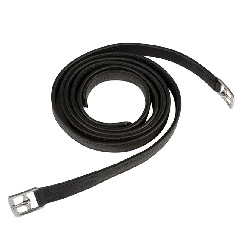 Antares Signature Stirrup Leathers - Black