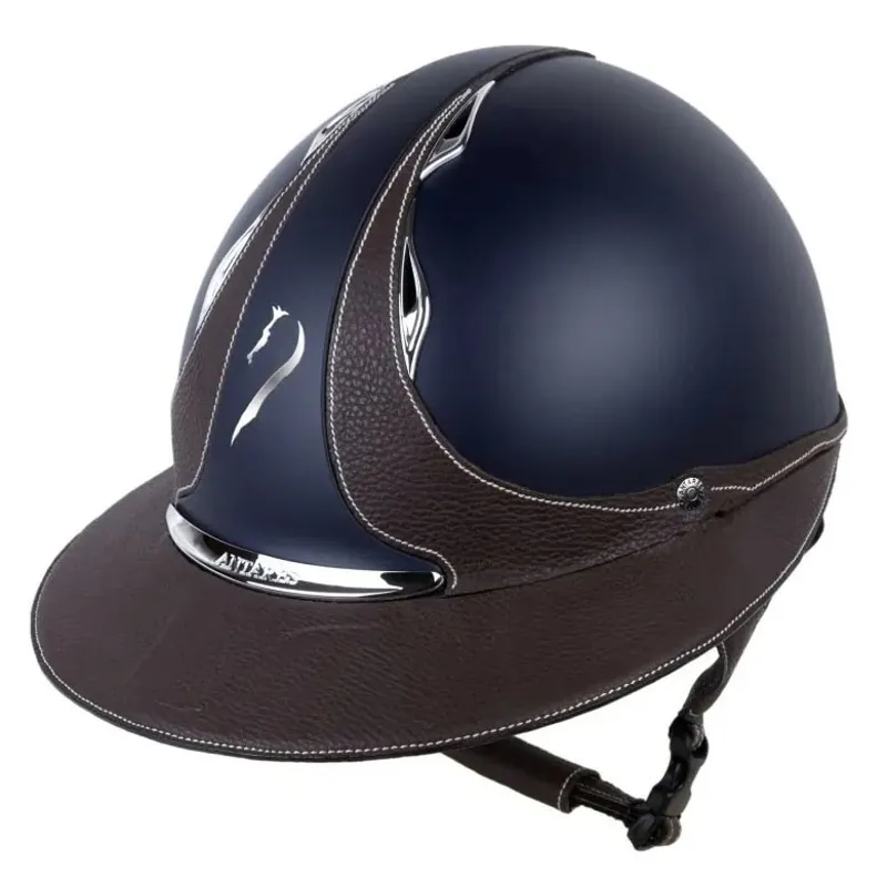 Antares Galaxy Eclipse Riding Helmet - Blue/Brown