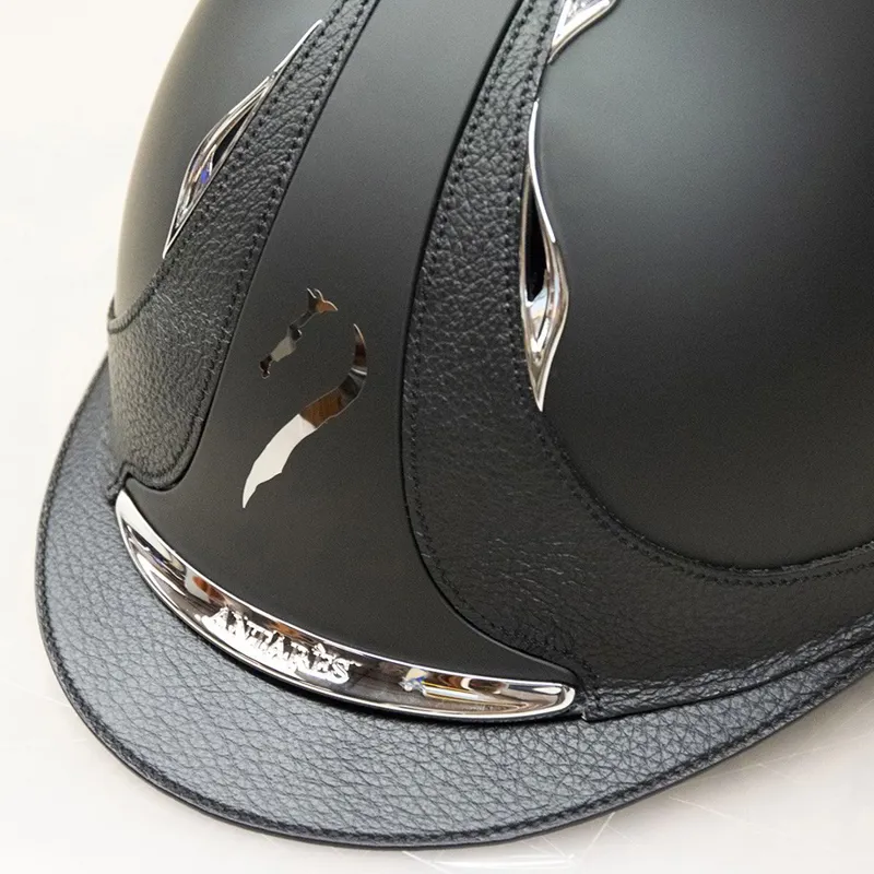 Antares Galaxy Riding Helmet - Black/Black-3