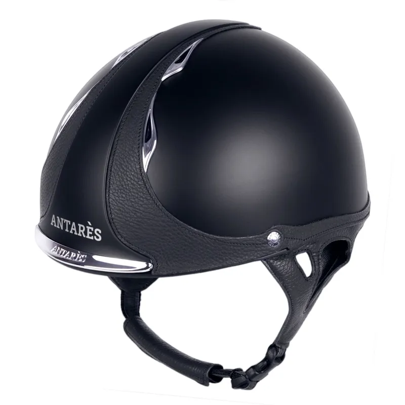 Antares Galaxy Race Riding Helmet - Black/Black