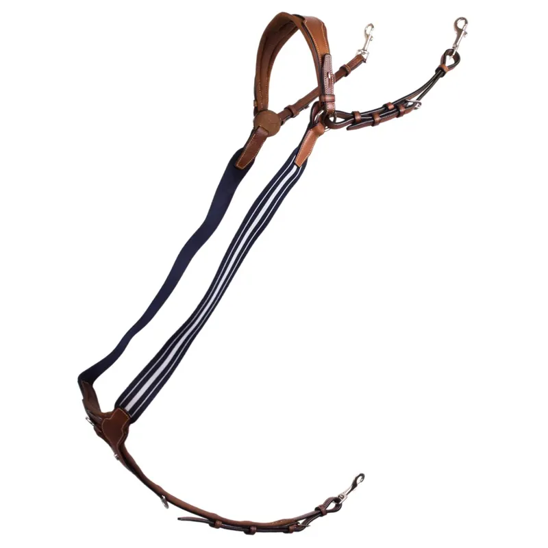 Antares Grained Elastic Breastplate: Brown