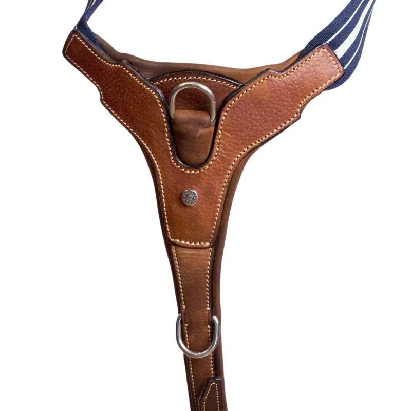 Antares Grained Elastic Breastplate: Brown-1