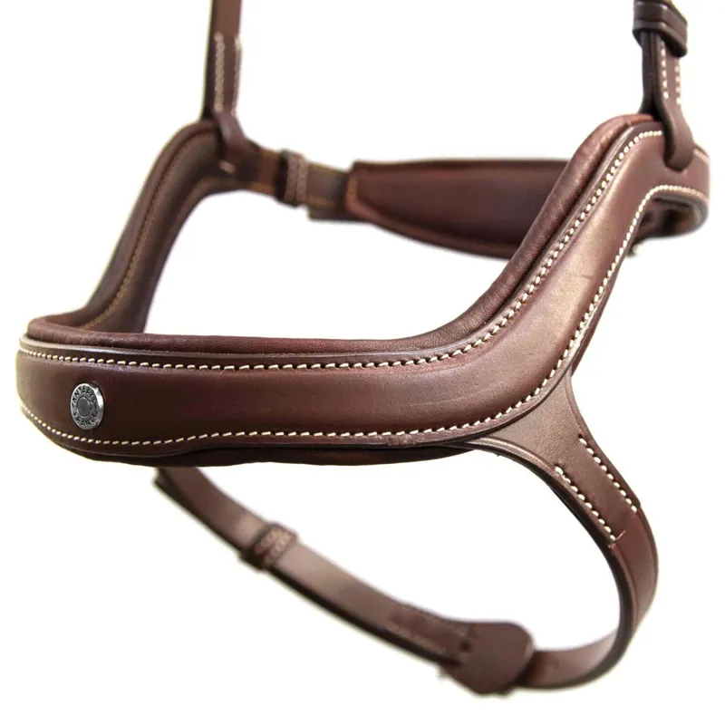 Antares Precision Y Noseband Bridle - Brown-3