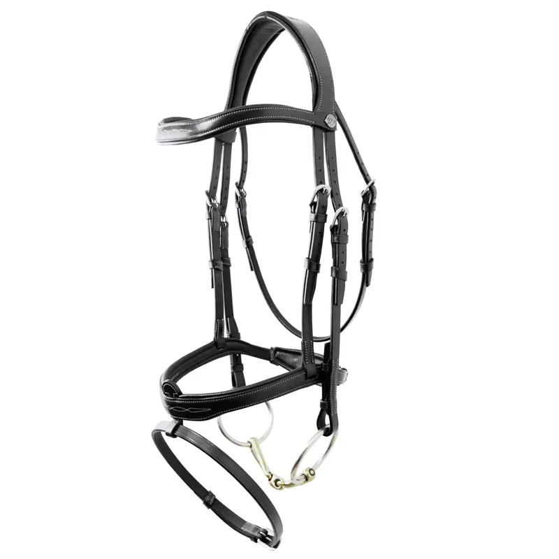 Antares Signature Flash Noseband Bridle Black