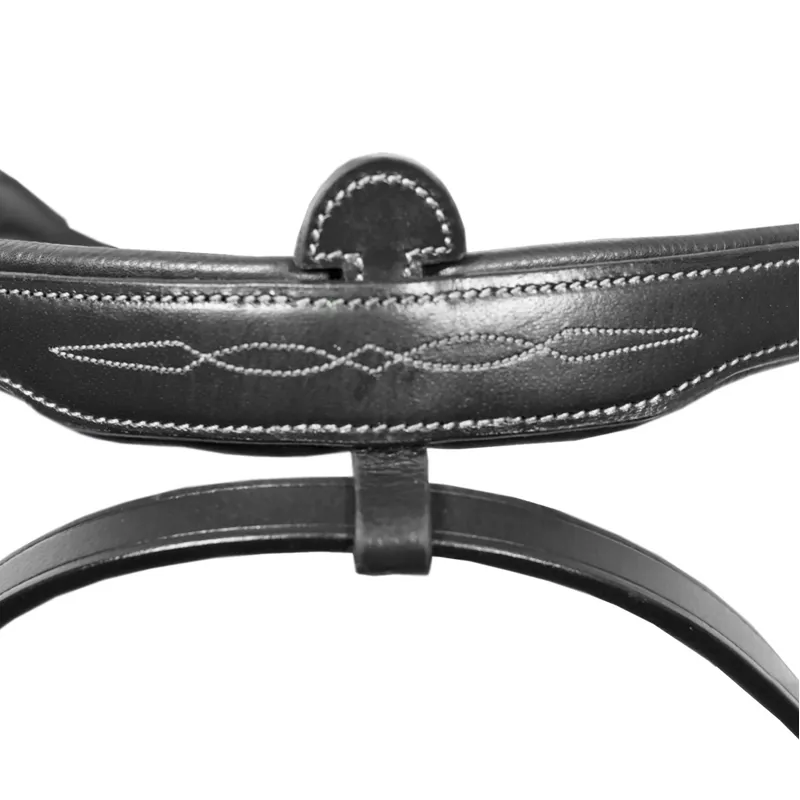 Antares Signature Flash Noseband Bridle Black-2