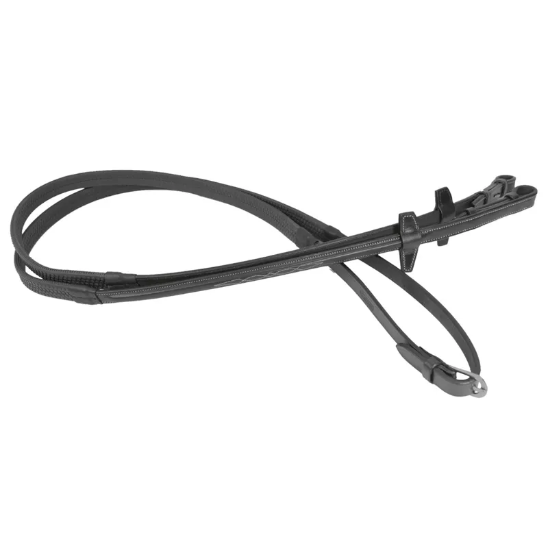 Antares Signature Rubber Reins - Black