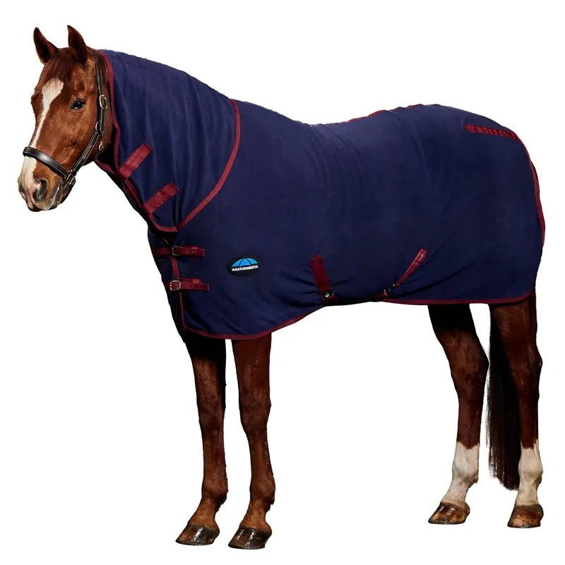 WeatherBeeta AntiStatic Fleece Combo Neck Cooler - Navy/Burgundy-7
