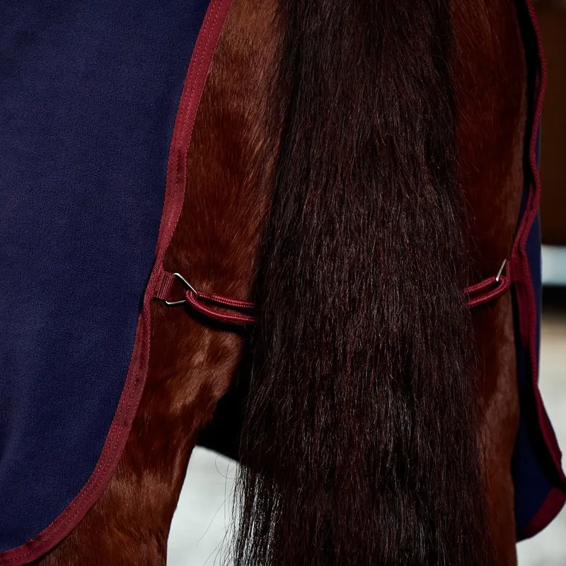 WeatherBeeta AntiStatic Fleece Combo Neck Cooler - Navy/Burgundy-6