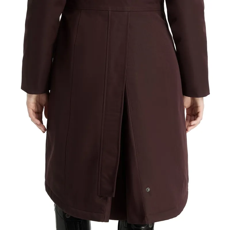 LeMieux Anya Women's Long Waterproof Riding Coat - Damson-6