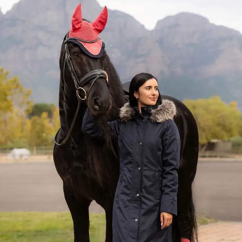 LeMieux Anya Waterproof Women's Riding Coat - Navy-1
