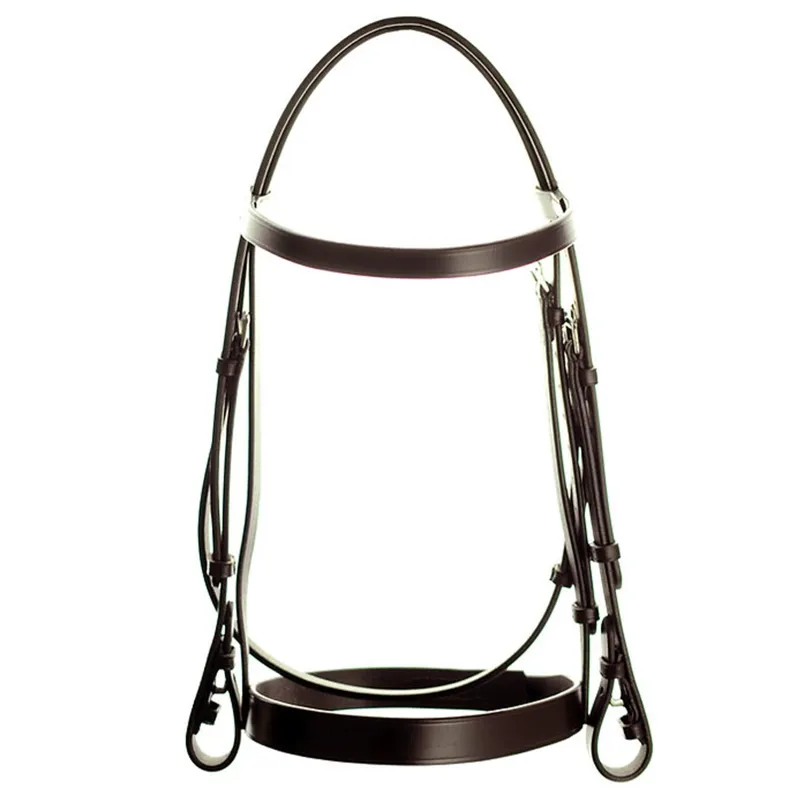 Dever Ascot Plain Bridle - Brown