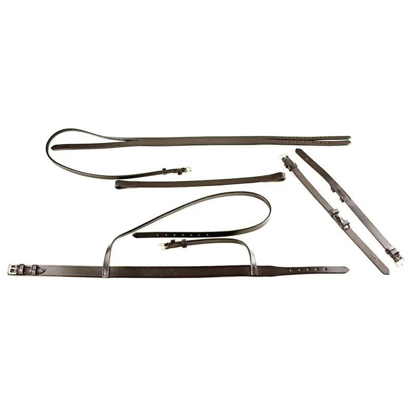 Dever Ascot Plain Bridle - Brown-3