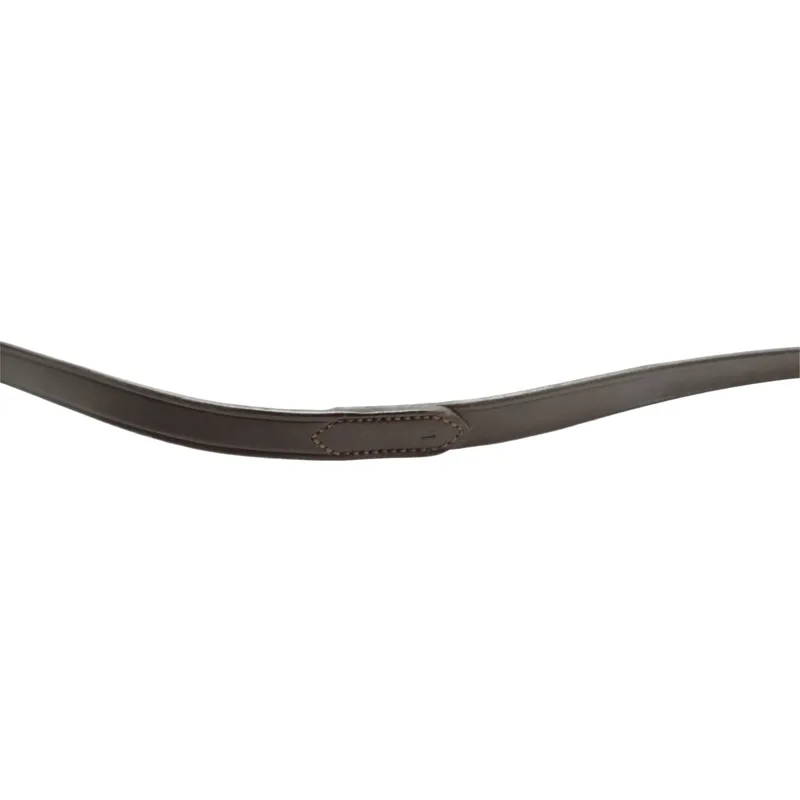 Dever Ascot Plain Leather Weymouth Reins - Brown-1