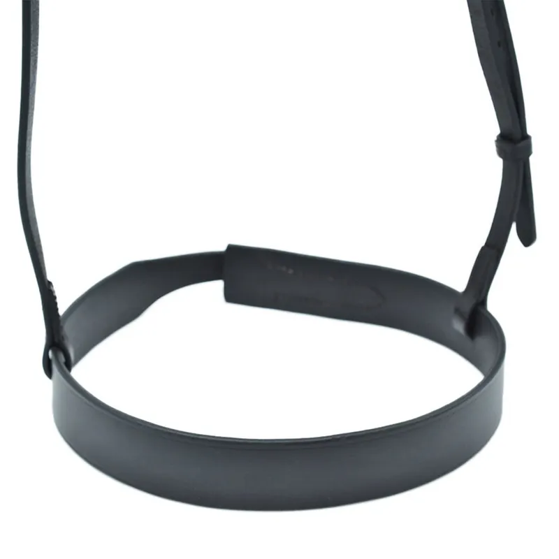 Dever Ascot Polo Plain Noseband - Black