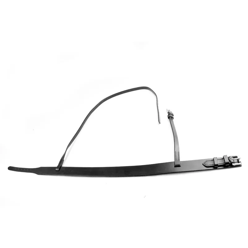 Dever Ascot Polo Plain Noseband - Black-1