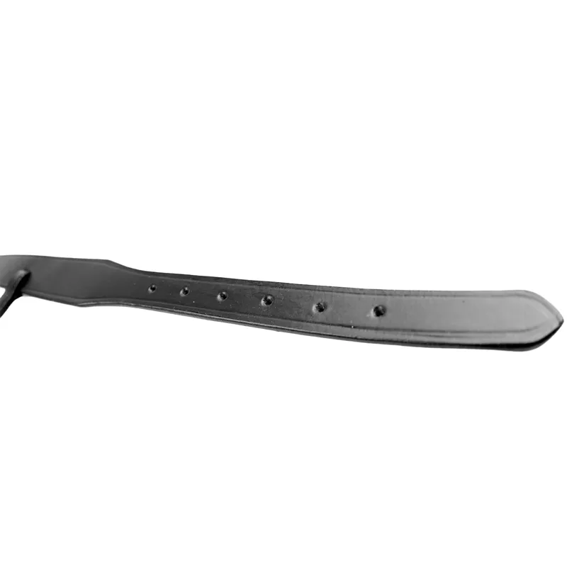 Dever Ascot Polo Plain Noseband - Black-2