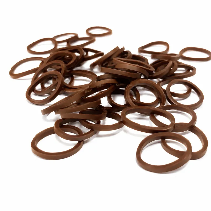 Dever Ascot Rubber Braiding Bands - Brown-1