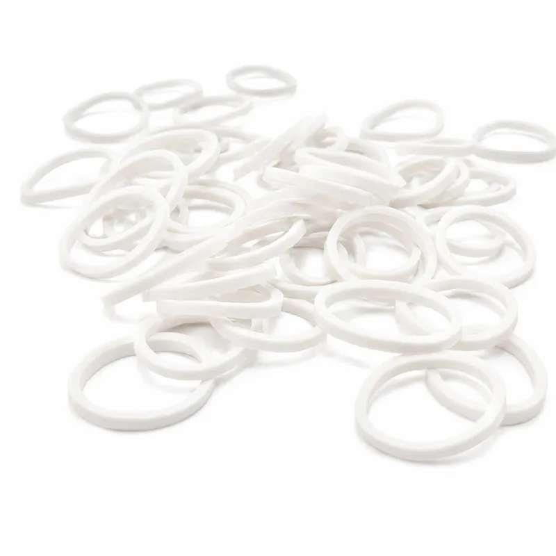 Dever Ascot Rubber Braiding Bands - White-1