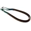 Dever Ascot Pony Race Rubber Reins - Brown/Orange