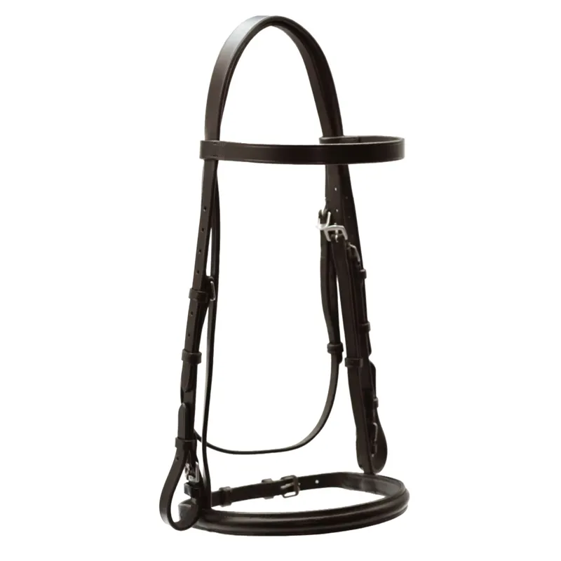 Dever Ascot National Hunt Race Bridle - Brown-1