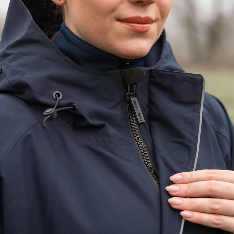 Covalliero Arctic Women's Waterproof Coat - Dark Navy-5