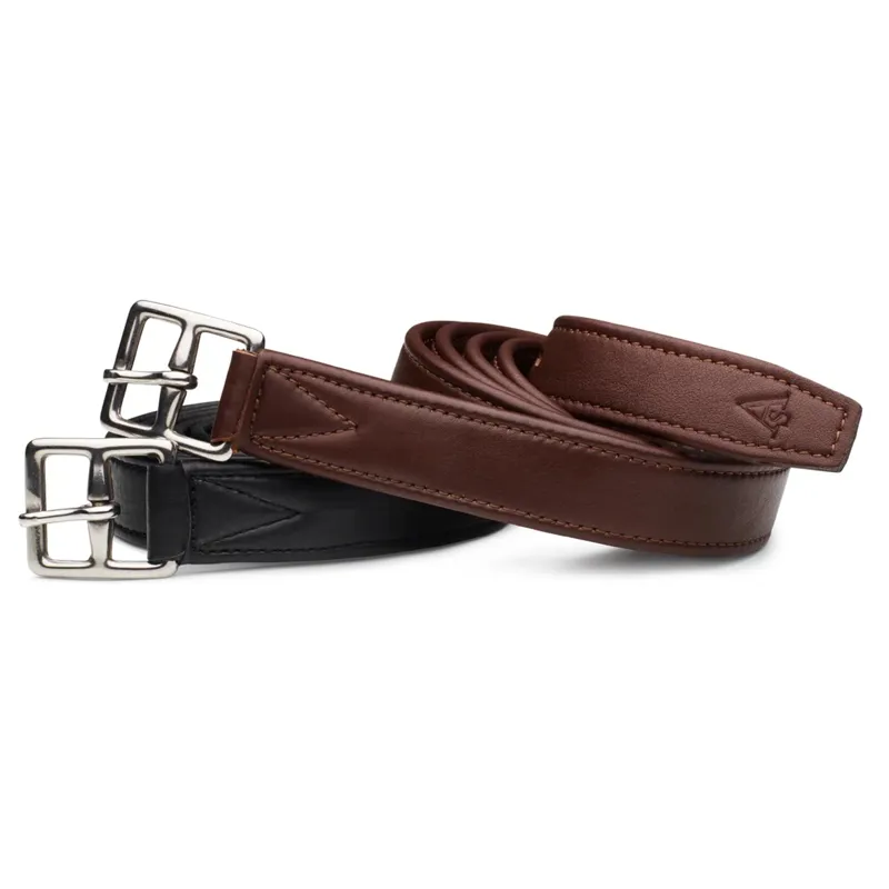 Arena Stirrup Leathers - Black-4