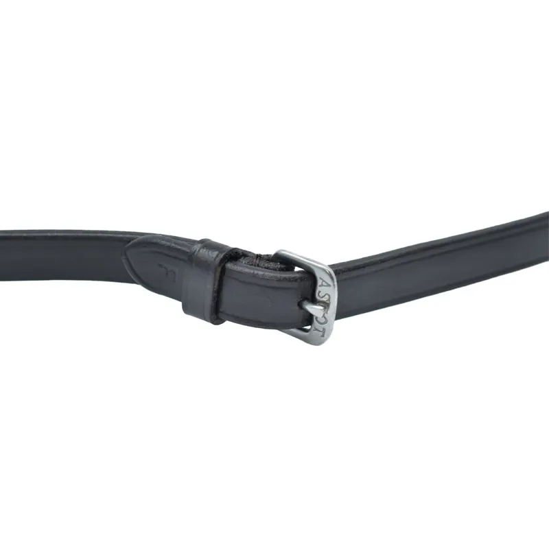 Dever Ascot Rubber Grip Reins - Black-6