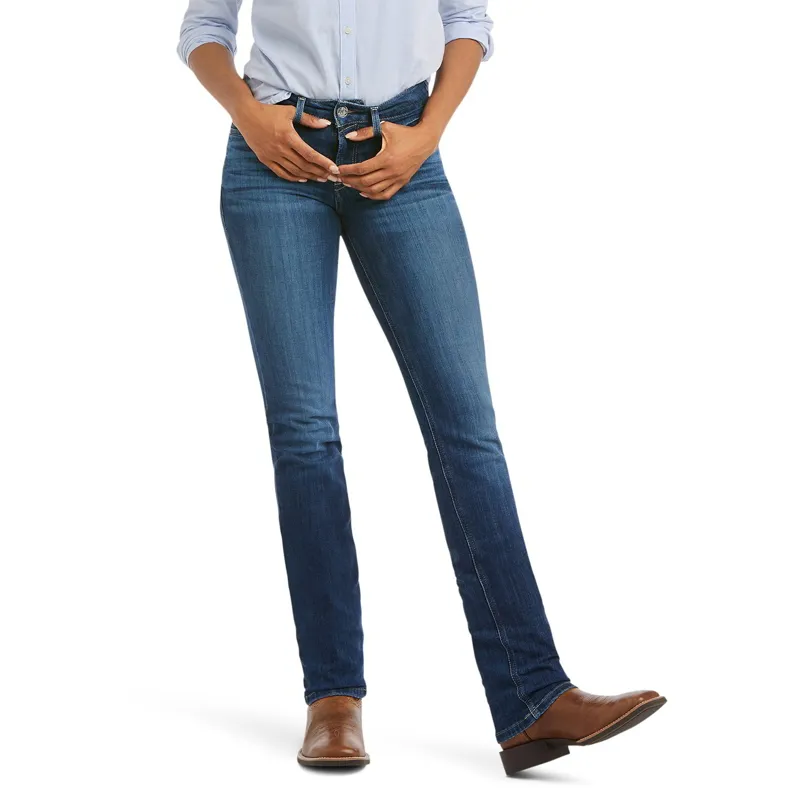 Ariat R.E.A.L. Perfect Rise Abby Women's Straight Jeans - Mackenzie