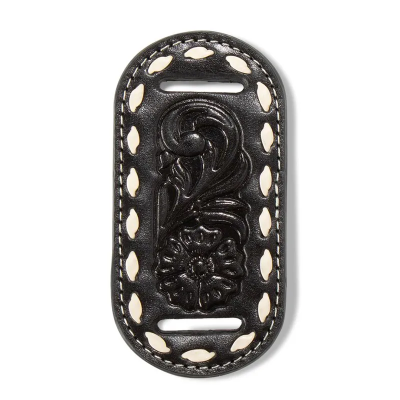 Ariat Scarf Slide - Floral Embossed Black