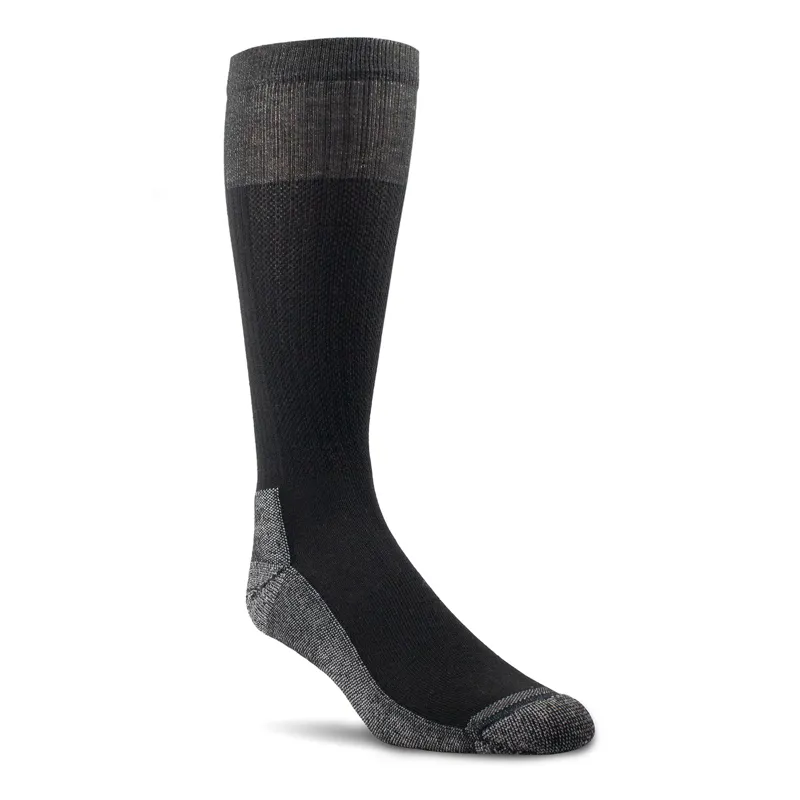 Ariat ADT VentTEK Over The Calf Western Boot Socks 2 Pack - Black