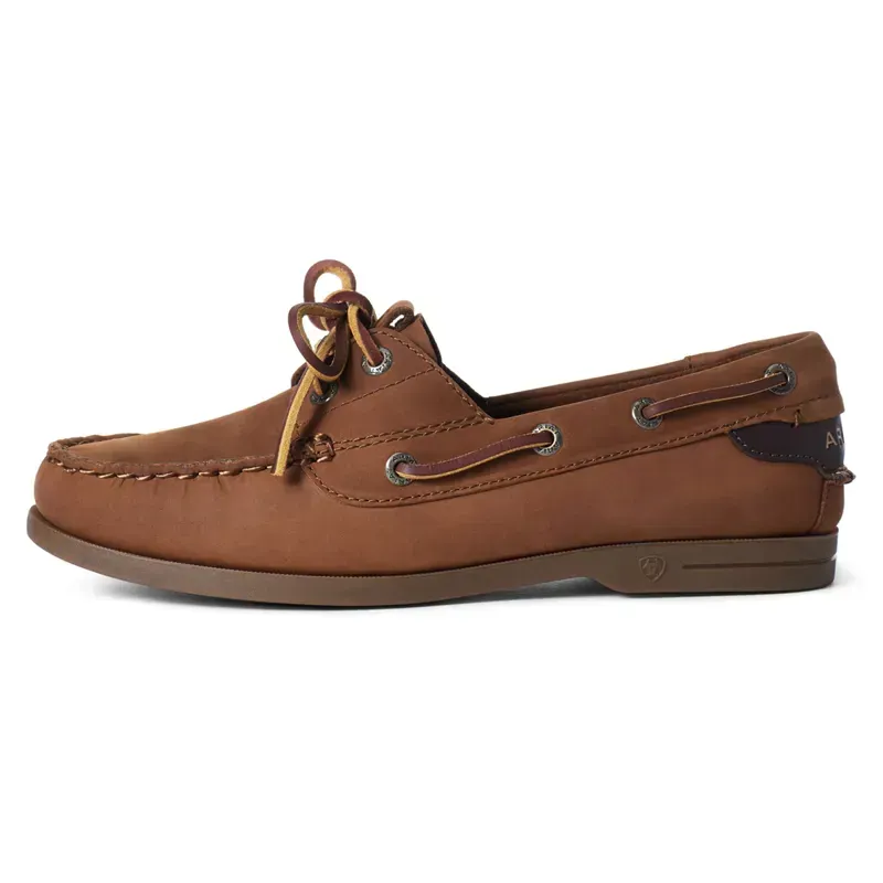 Ariat Antigua Women's Boat Shoe - Walnut-2