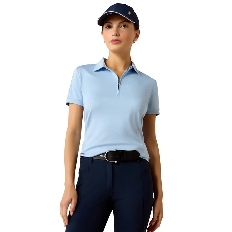 Ariat Bandera 1/4 Zip Women's Polo Shirt - St Tropez