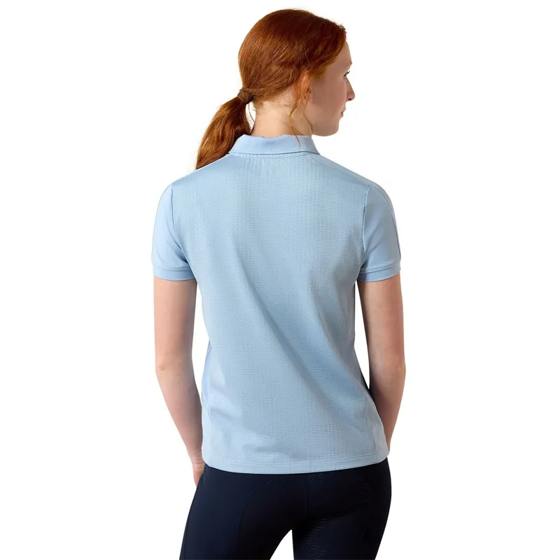 Ariat Bandera 1/4 Zip Youth Polo Shirt - St Tropez-1
