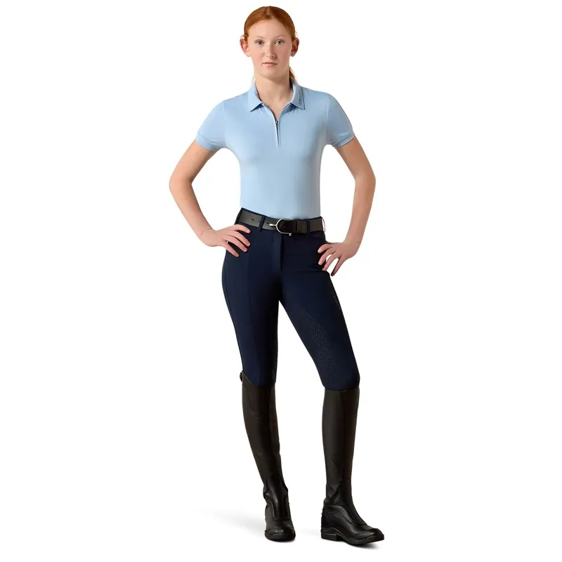 Ariat Bandera 1/4 Zip Youth Polo Shirt - St Tropez-2