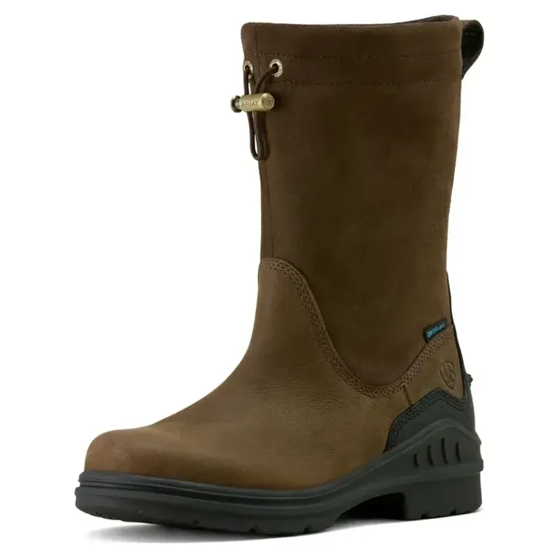 Ariat Barnyard Brooke Womens Waterproof Country Boots - Vintage Brown