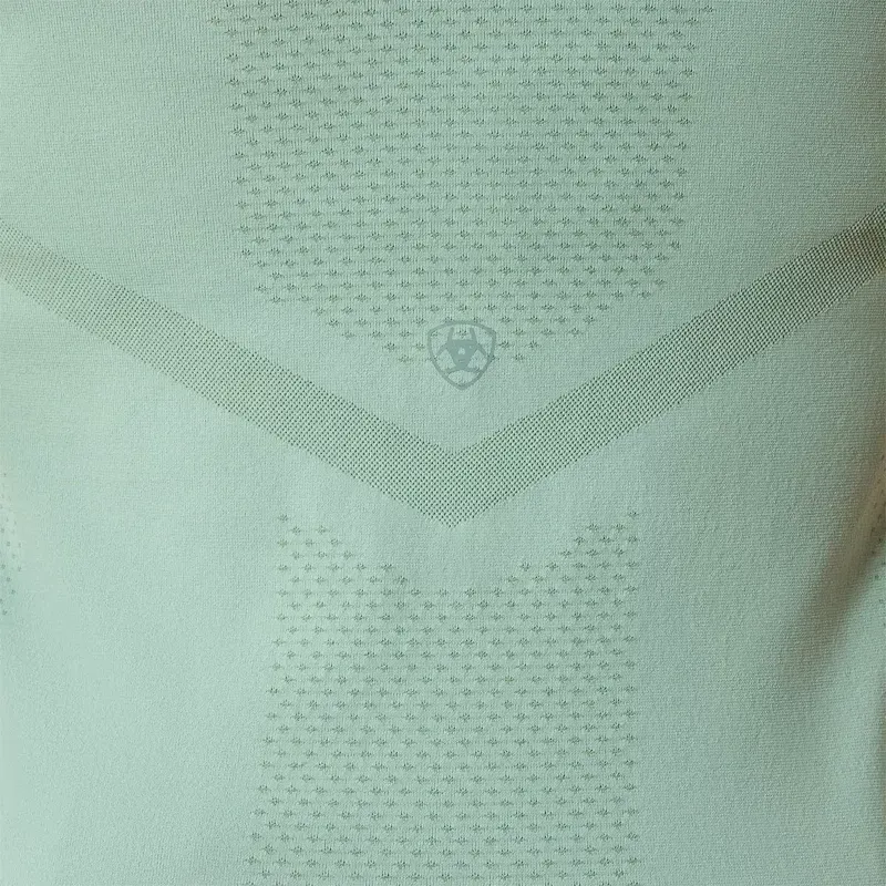 Ariat Sustain Women's Short Sleeve Base Layer - Blue Surf-3