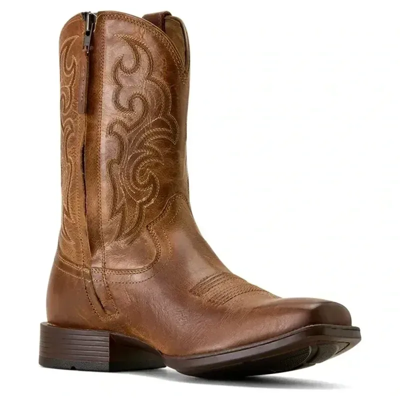 Ariat Bodie Square Toe Men's Western Boots - Honey Tan-2