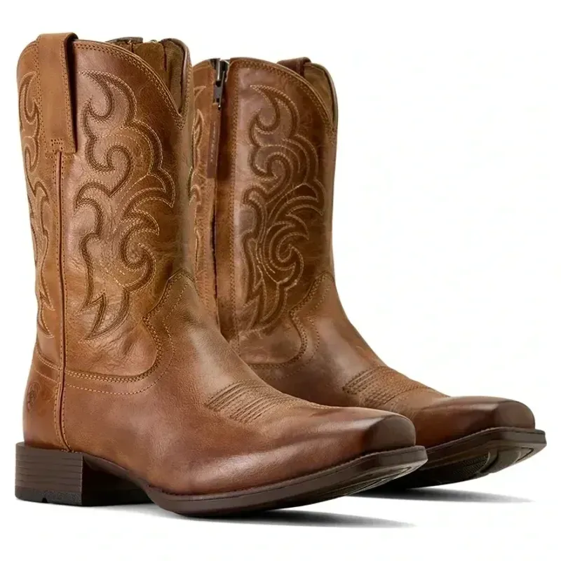 Ariat Bodie Square Toe Men's Western Boots - Honey Tan-1